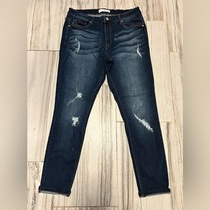 NWOT (Buckle Jeans) KanCan Mid-Rise XL 16/31 Skinny Stretch Jean (33” Waist)